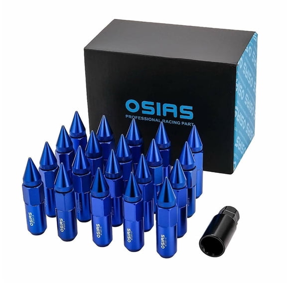 OSIAS 20PCS M12X1.5 Racing Wheel 60MM Lug Nuts With Socket Key For Honda