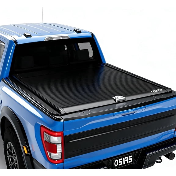 OSIAS 5.8FT Retractable Truck Tonneau Cover Chevy Silverado 2014-2026/GMC Sierra 1500 (69") Bed Cover Password Lock Weatherproof Aluminum