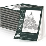OSIMIG 10 Pack Sketch Books, 5.5'' x 8.5'', 300 Pages Drawing Paper
