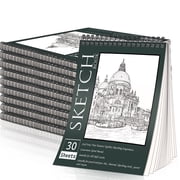 OSIMIG 10 Pack Sketch Pads, 8.5" x 11", 300 Pages, 10 Count