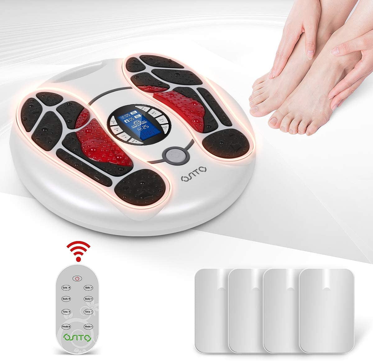 OSITO Unidad TENS inalámbrica estimulador muscular máquina de masaje EMS  con control remoto (elegibl…Ver más OSITO Unidad TENS inalámbrica  estimulador