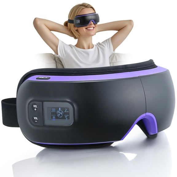 OSITO Eye Massager with Heat, FSA Eligible/HSA Eligible Compression,Eye Massage for Headache Relief and Improve Sleep, Birthday Gifts for Women Men Mom Dad Y101