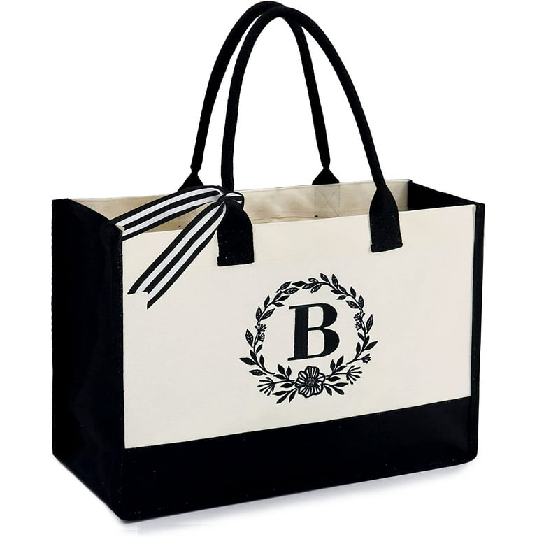 Personalized tote online bags with zippers