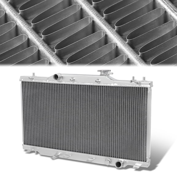 OSM 2-Row Full Aluminum Racing Radiator Compatible with 2002-2006 Acura RSX Integra DC5 Manual Transmission