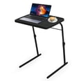thumbnail image 1 of OSM 22" Adjustable Tilting TV Tray Table Dinner on Bed or Sofa, Comfortable Folding Black Table with 3 Tilt Angle Adjustments, 1 of 8