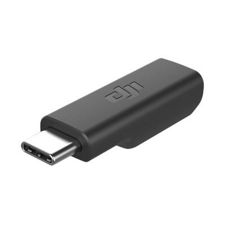 DJI - Osmo Pocket USB-C to 3.5mm Microphone Adapter - Black
