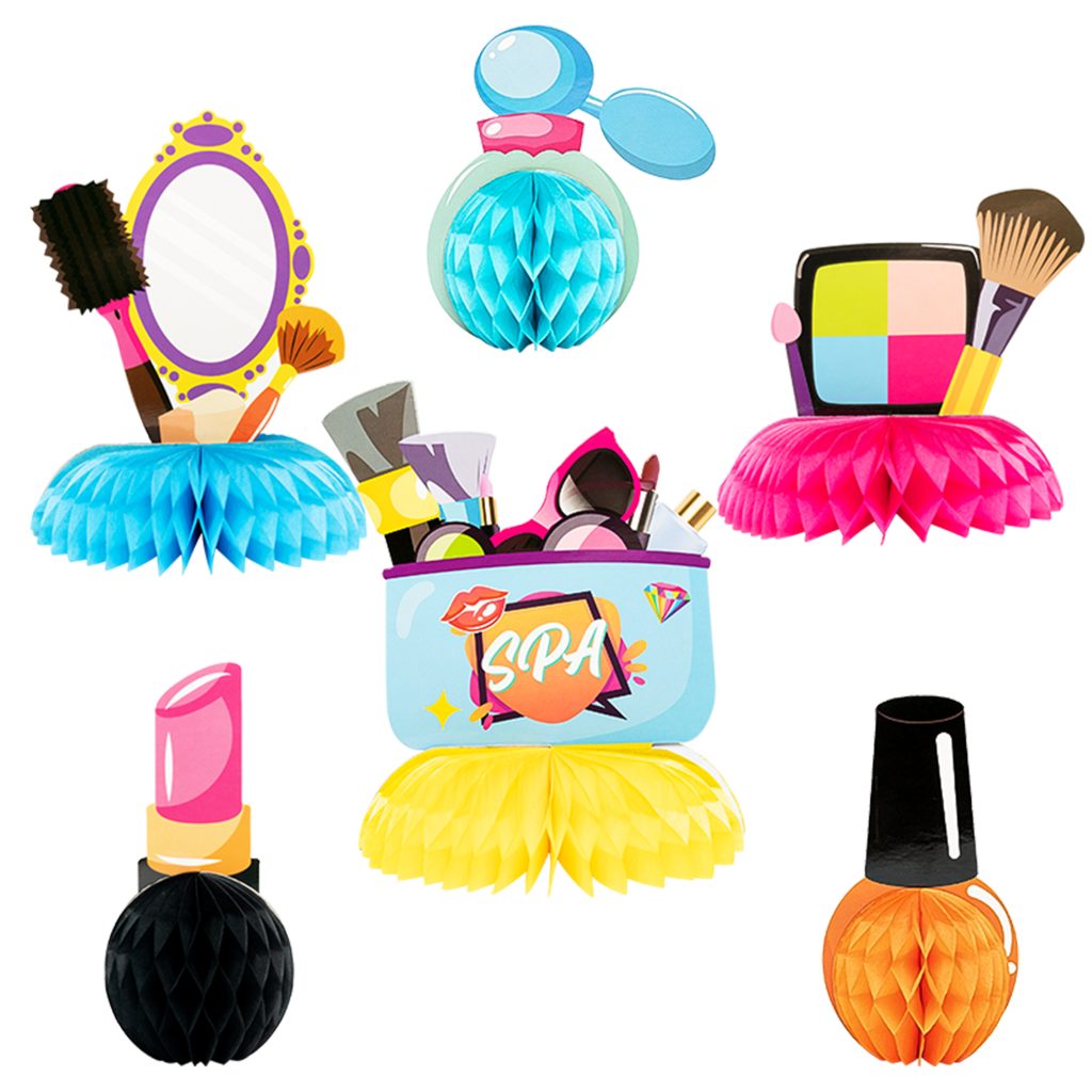 OSNIE Spa Centerpieces Table Topper 3D DoubleSided 6Pcs