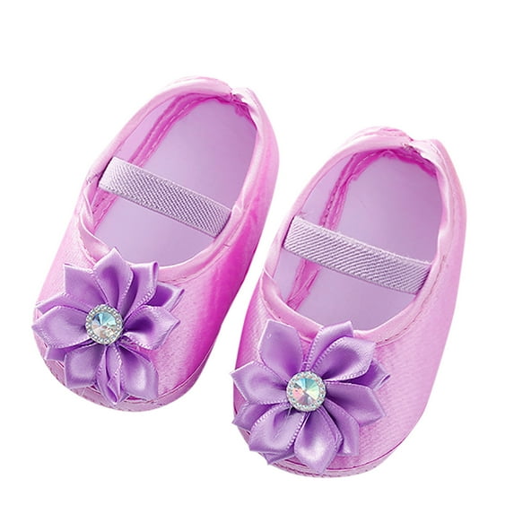 OSOLU Baby Girls Boys Soft Toddler Shoes Toddler Walkers Shoes Princess Shoes Stylish Footwear, 6-9Months