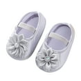 thumbnail image 1 of OSOLU Baby Girls Boys Soft Toddler Shoes Toddler Walkers Shoes Princess Shoes Breathable Footwear, 0-3Months, 1 of 6