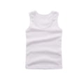 thumbnail image 1 of OSOLU Boys T-Shirts Solid Color Tank Tops Crew Neck Undershirt Thin Layering Sleeveless Shirt Summer Fashion Holiday Tees, 1 of 5