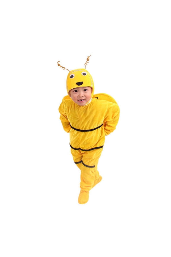 Children Boys Outfits Adorable Cartoon Bee Long Sleeve Party Performance Stage Shows Dress Up Breathable Classic Vacation Clothing Sets
