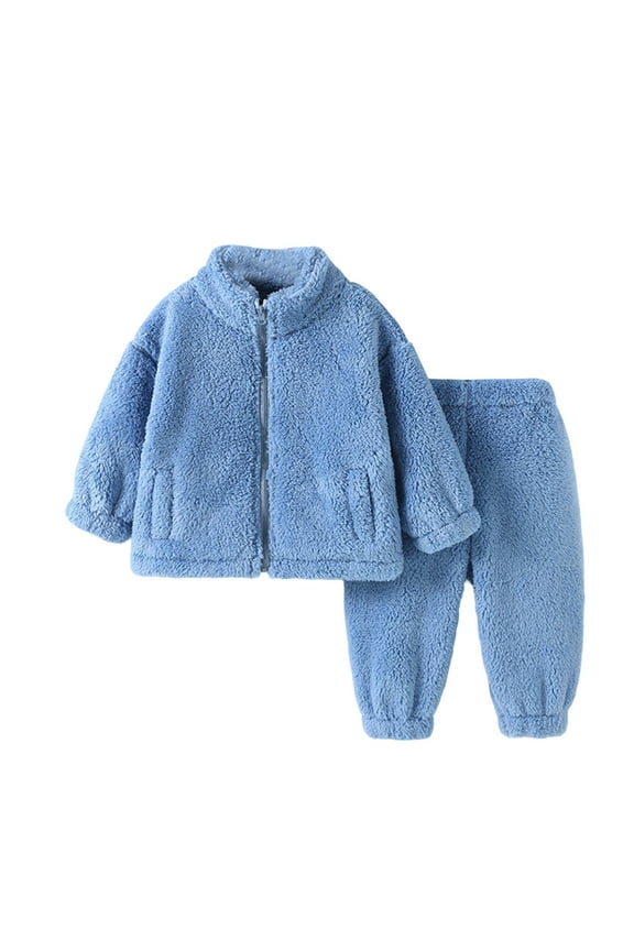 Children Girls Clothing Sets Long Sleeve Adorable Winter Cozy 2-Pack Casual Daily Wear Fashion Vacation Outfit Sets