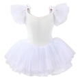 thumbnail image 1 of OSOLU Children Girls One-Piece Swimsuits Solid Color Sleeveless Cute UV Protection Beach Pool Swimwear Classic Seaside Bathing Suit, 1 of 5