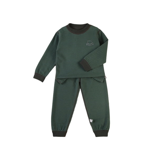 OSOLU Children Girls Outfit Sets Long Sleeve Thermal Underwear High Stretch Seamless Winter Warm Base Layer Wear Stylish Classic Clothing Sets