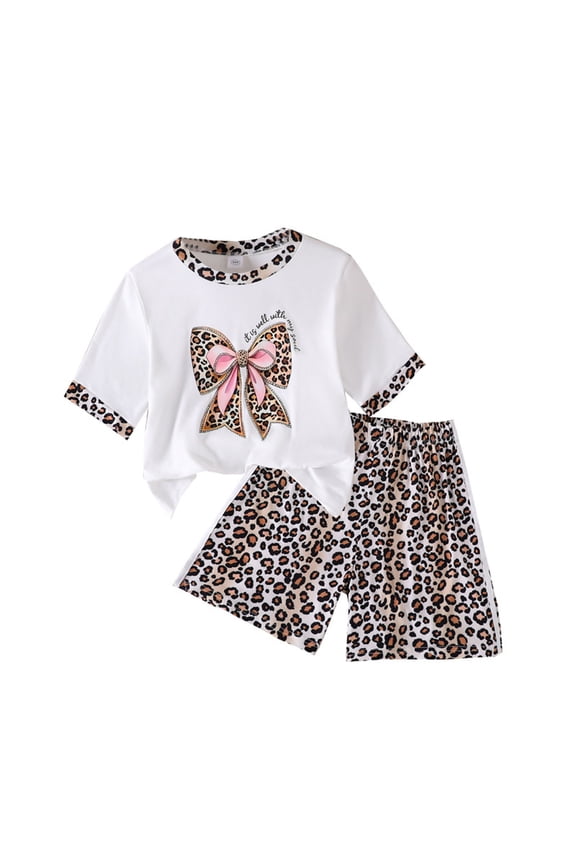 Children Girls Outfits Summer 2 Piece Solid Color Ruffled Short Sleeve Button Down Shirt and Shorts Holiday Travel Clothing Sets