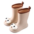 thumbnail image 1 of OSOLU Children Girls Rain Boots Cute Cartoon Big Eye Design -Resistant Lightweight Comfortable Soft Sole Rainy Days All Seasons Relaxed Classic Shoes, 1 of 9