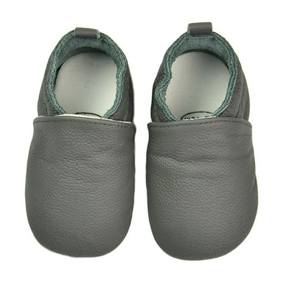 OSOLU Crawling Shoes Baby First Walking Shoes Girls Boys Slippers Crawling Shoes Baby Shoes Soft Leather With Suede Soles Leather Shoes Toddler 0 2 Years Baby Soft Footwear, 12-18 Months