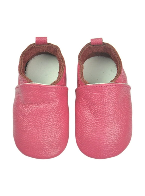 Crawling Shoes Baby First Walking Shoes Girls Boys Slippers Crawling Shoes Baby Shoes Soft Leather With Suede Soles Leather Shoes Toddler 0 2 Years Baby Breathable Footwear, 6-12 Months