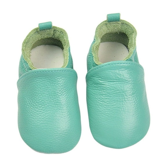 OSOLU Crawling Shoes Baby First Walking Shoes Girls Boys Slippers Crawling Shoes Baby Shoes Soft Leather With Suede Soles Leather Shoes Toddler 0 2 Years Baby Stylish Footwear, 12-18 Months