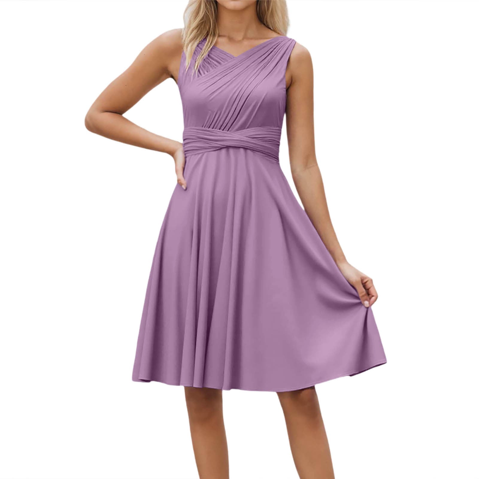 OSOLU Elegant Women Casual Dress For Wedding Party Banquet Versatile ...