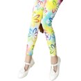 thumbnail image 1 of OSOLU Girls Leggings Stretchy Soft Slim Fit Butterfly Floral Printed Base Layer Pants For Kids 1-10Y Comfy Trousers, 1 of 3