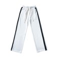 thumbnail image 1 of OSOLU Men's Athletic Pants Color Blocked Striped Slacks Trendy Straight Leg Trousers Baggy Pants Everyday Comfort Versatile Bottoms, 1 of 9