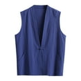 thumbnail image 1 of OSOLU Men's Tank Tops Summer Sleeveless Solid Color Comfortable Breathable Everyday Casual Wear Versatile Travel Vest, 1 of 3