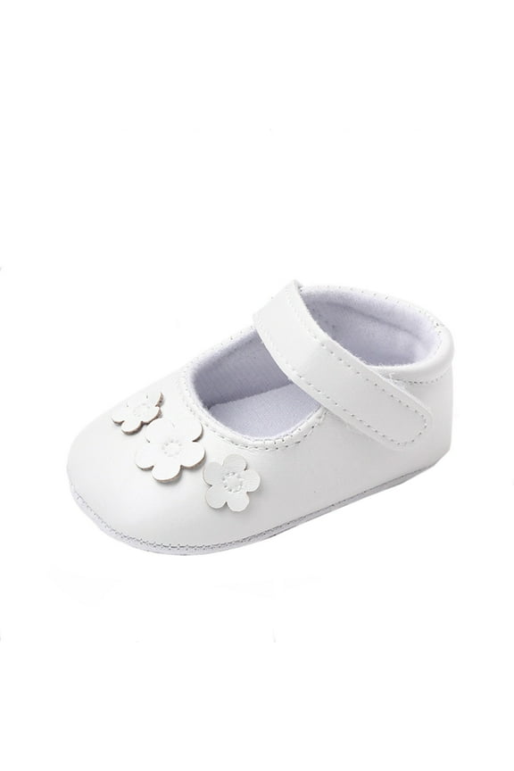 Shoes Toddler Rubber Wedding Crib Princess Walking Shoes Party Sole Girls Dress For First Baby Boots Baby Relaxed Fit Footwear, 0-6 Months