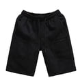 thumbnail image 1 of OSOLU Solid Color Corduroy Shorts Men's Summer Thin Knee Length Division Suit With Multiple Pockets For Casual Business Straight Tube Wear Work Pants Trousers Daily Relaxed Fit Breathable Bottoms, 1 of 4