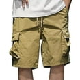 thumbnail image 1 of OSOLU Solid Color Leisure Jogging Cargo Cotton Men's Summer Shorts Vintage Sports Sweatpants Men's Pants Casual Shorts For Men Trousers Fashionable Classic Leisure Bottoms, 1 of 5