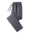 thumbnail image 1 of OSOLU Solid Color Loose Sweatpants Summer Fall Men's Straight Long Pants Casual Sports Fitness Ankle Length Pants Trousers Fashionable Classic Leisure Bottoms, 1 of 5