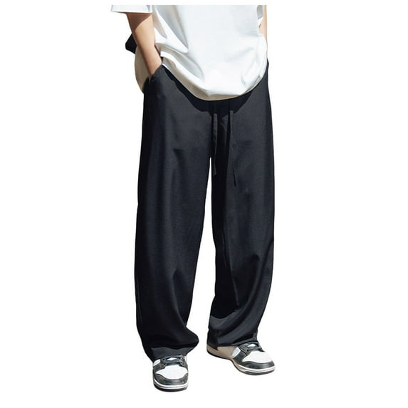 OSOLU Solid Color Men Cargo Pants Casual Work Pant Lightweight Jogger Pant Outdoor Hiking Sweatpants Trousers Fashionable Classic Leisure Bottoms