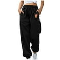thumbnail image 1 of OSOLU Solid Color Sweatpants Men Are Loose Vintage Thick Durable Heavy Weight Long Sport Casual Oversized Sweatpants Trousers Daily Relaxed Fit Breathable Bottoms, 1 of 7