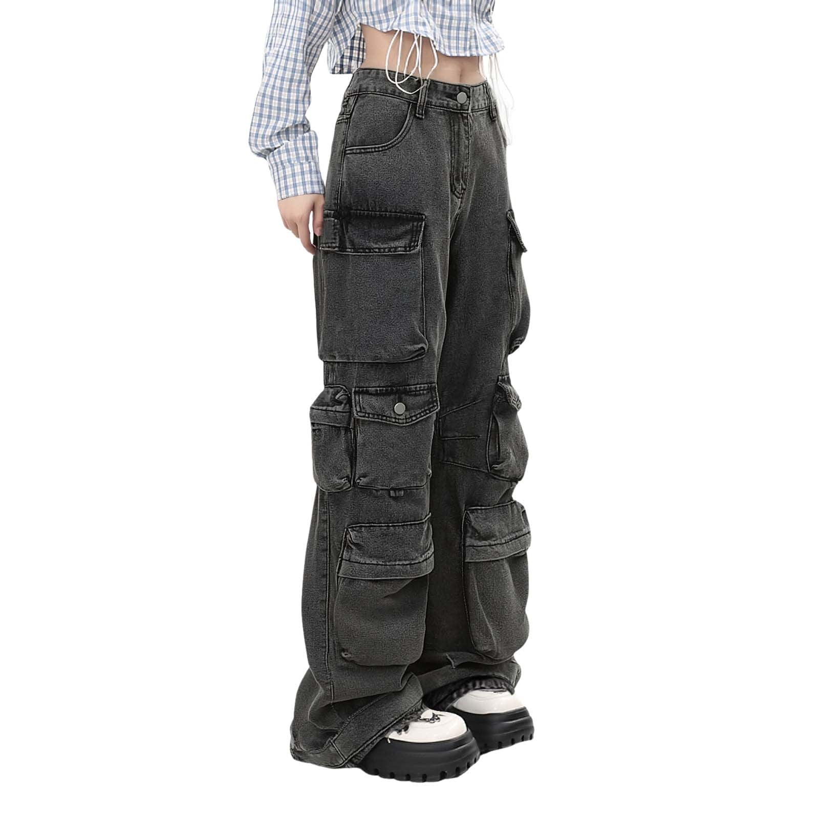 oeight  wear pants 希少！ Linsennia Gothic Cargo Pants with Pockets for Men Women