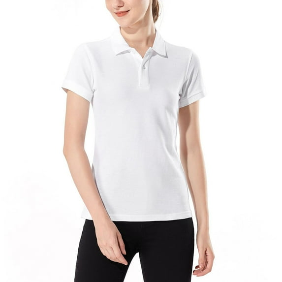 OSOLU Solid Color Women Fit Shirts Short Sleeve V-Neck Tennis Tops Casual Tunic Tops Basic Tees Blouse Leisure Dailywear