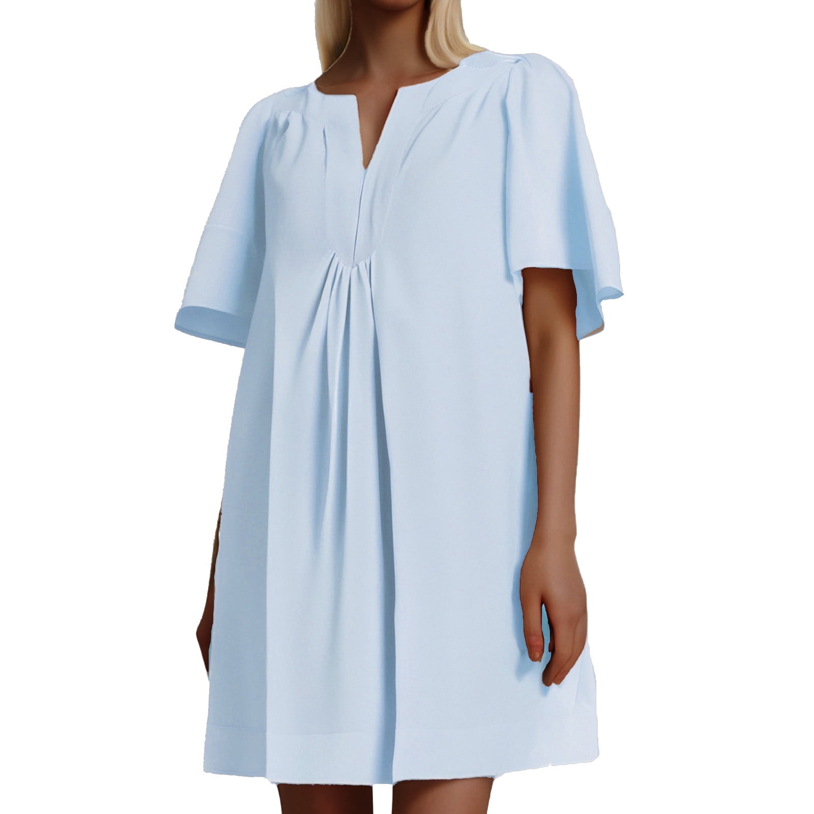 FLONIFY Mini Dress Summer Solid Lace