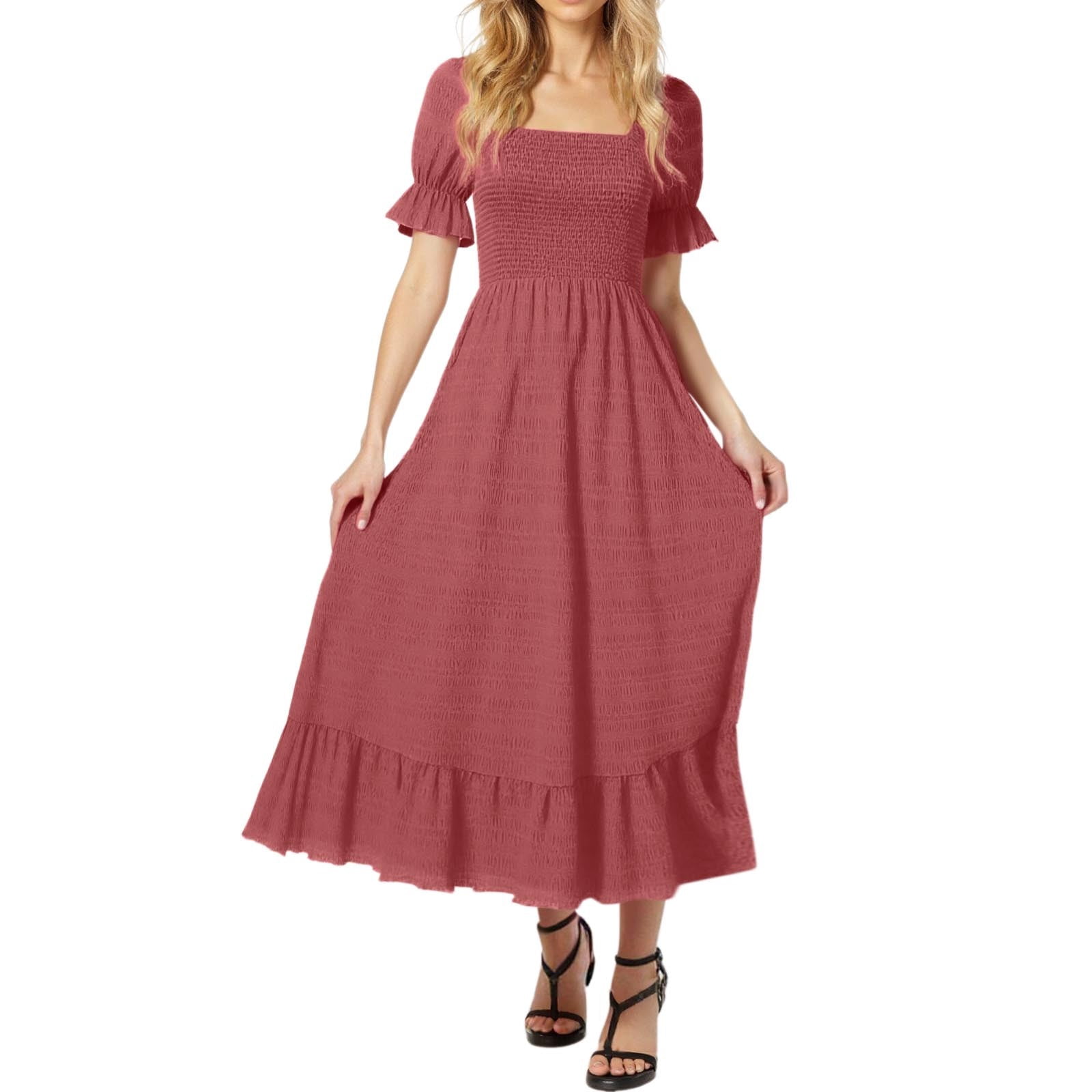 TrendAura Cotton Colorblock Off Shoulder Dress For Women Vacation Spring Breeze Essentials main image 1