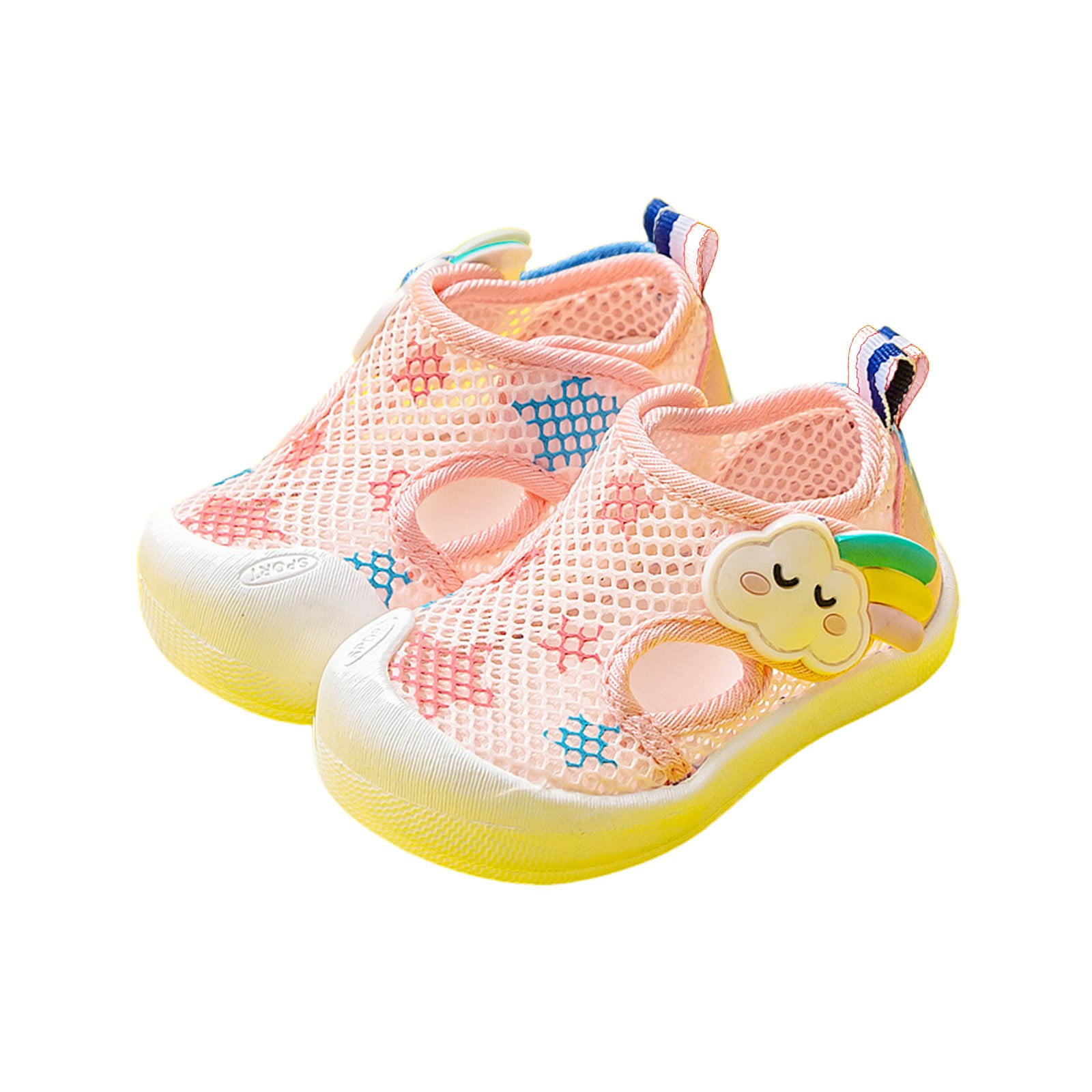 OSOLU Stable Toddler Shoes Baby Shoes Fashion Comfortable Soft Soled Cloth Shoes For Children Versatile Footwear, 18-20 Months
