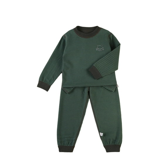 OSOLU Girls Clothing Sets Long Sleeve Thermal Underwear High Stretch Seamless Winter Warm Base Layer Wear Holiday Chic Outfit Sets