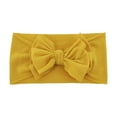 thumbnail image 1 of OSOLU Toddler Boys Girls Solid Color Bowknot Stretch Knitted Hairband Headwear Headband Stylish Dailywear, One Size, 1 of 1