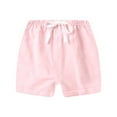 thumbnail image 1 of OSOLU Toddler Boys Shorts Summer Cotton Material Thin Style Knee Length Pants Child Baby Shorts Boys Girls Outer Wear Beach Pants Casual Hot Pants Baby Holiday Dailywear, 12-18 Months, 1 of 8