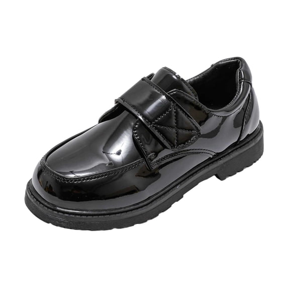 OSOLU Toddler Fashion Summer Autumn Boys Leather Shoes Boots Thick Bottom Student Dress Shoes Performance Shoes Solid Color Comfortable Baby Fashionable Footwear, 4.5-5 Years