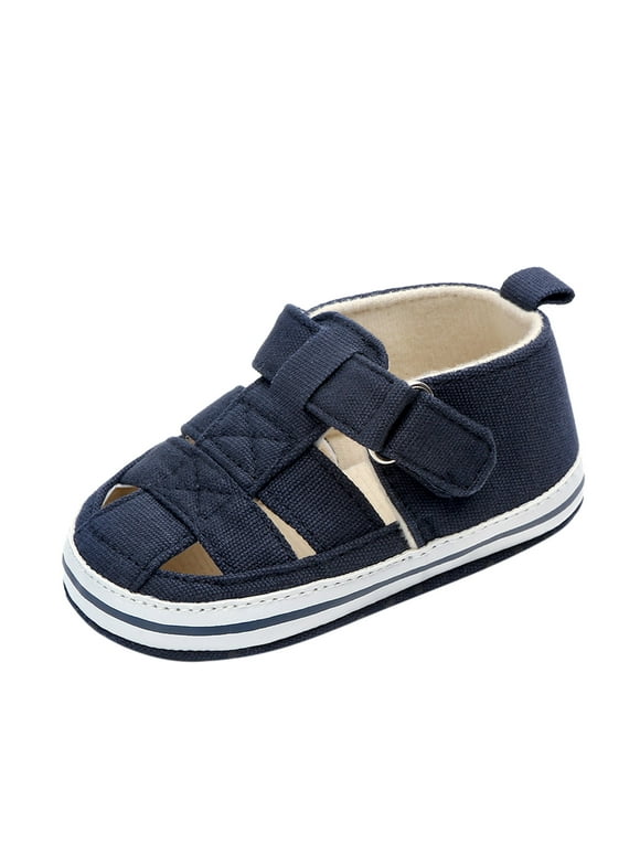 Toddler Fashion Summer Soft Crib Shoes Prewalker Anti- Pierced Sandals Trendy Shoes, 3-6 Months