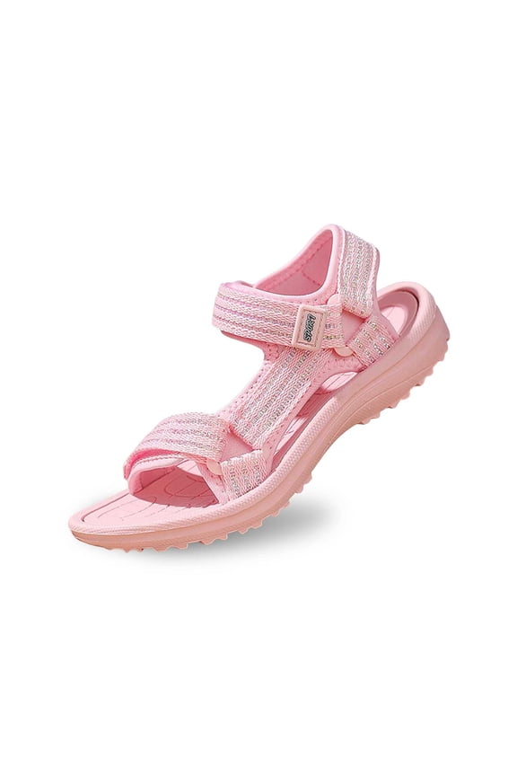 Toddler Girls Fashion Solid Color Open Toe Breathable Comfortable Sandals Baby Relaxed Fit Shoes, 10.5-11 Years