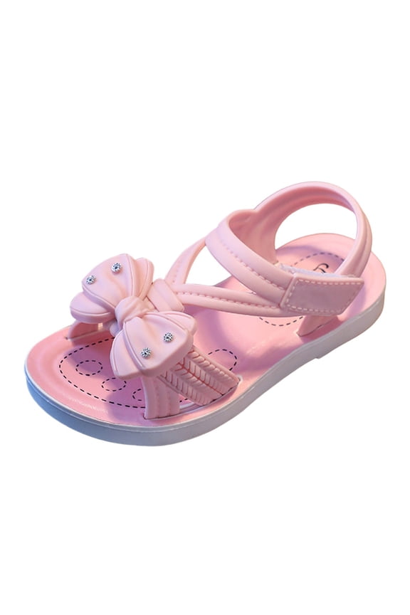 Toddler Girls Sandals For Everyday Casual Outdoor Vacation Fixed Design Open Toe Footwear For Ages 3 12 Footwear For Play And Adventure Baby Fashionable Shoes, 3-3.5 Years