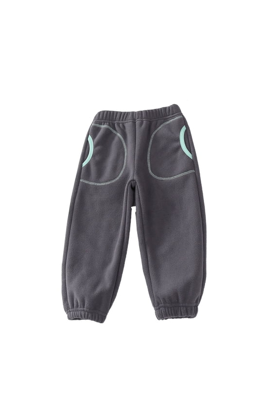 Toddler Kids Casual Pants Fashion Thicken Close Pants With Pockets Loose Trousers Newborn Breathable Dailywear, 5-6 Years