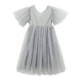 thumbnail image 1 of OSOLU Toddler Kids Children Long Dresses For Girls Star Printed Casual Dress Big Girl Clothes Summer Sleeveless Dress Baby Relaxed Fit Dailywear, 12-13 Years, 1 of 5