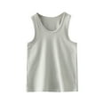 thumbnail image 1 of OSOLU Toddler Kids Girls Dance Tank Tops Racerback Crop Tank Tops Solid Color Sleeveless Sports Dance Tops Ballet Gymnastics Dancewear Infants Birthday Dailywear, 3-4 Years, 1 of 3