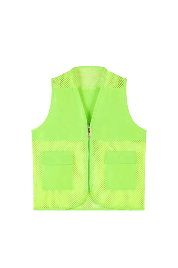 Toddler Kids Unisex Mesh Breathable Fishing Vest Pockets Photography Travel Hiking Waist Coat Jacket For Adults And Youth Baby Classic Dailywear, 8-9 Years