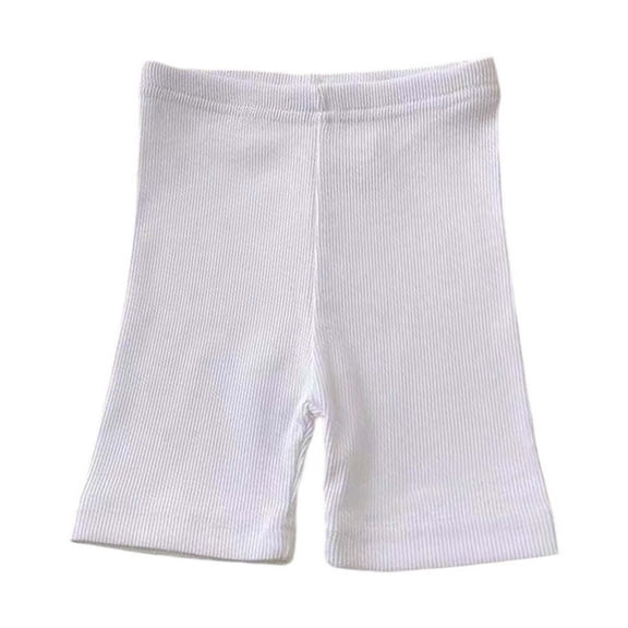 OSOLU Toddler Little Girls Summer Insurance Underpants Layer Front Shorts For Women Solid Color Pants Girl Thin Style Breathable Dailywear, 6-12 Months